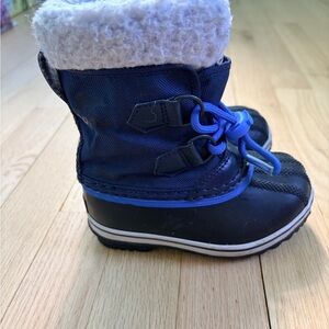 Sorel Snow Commander Toddler Boots Size 8 Waterproof Winter Snow Boots